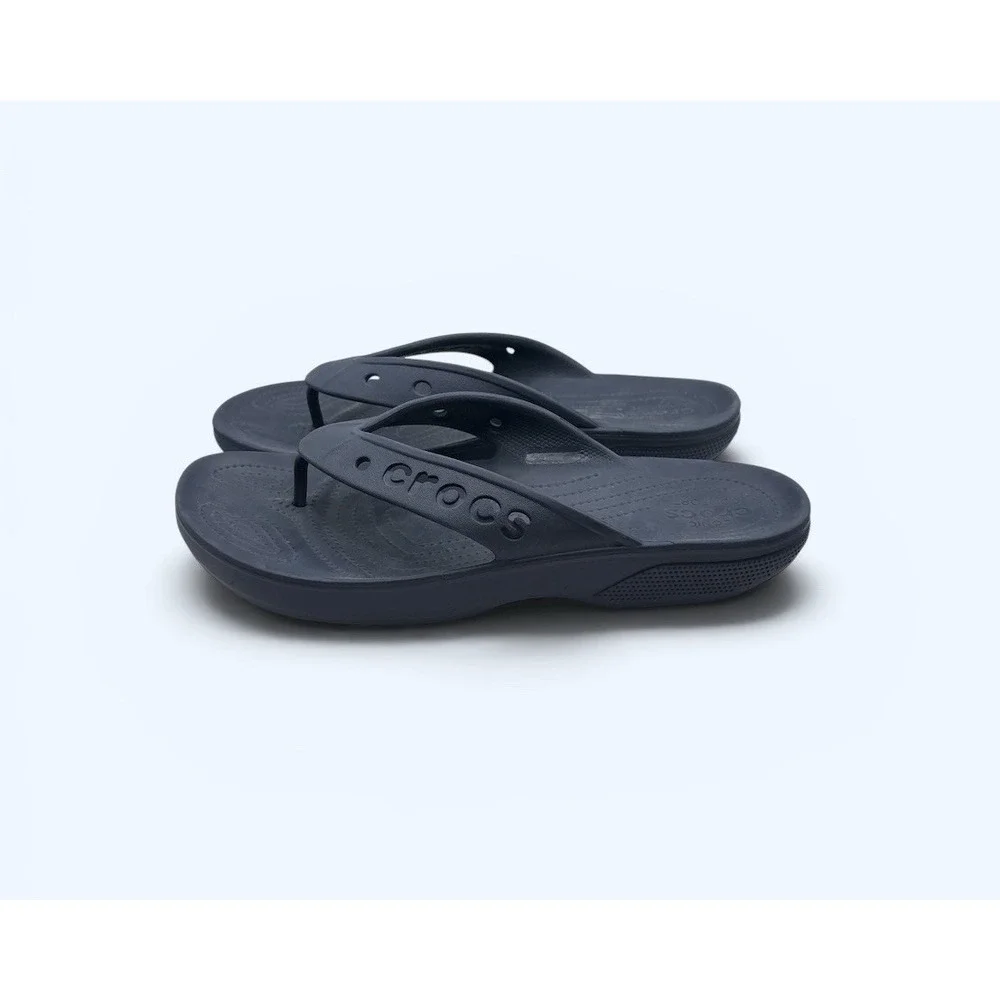 Crocs Baya II Comfort Flip Flop Sandals Navy Blue Men's Size 12